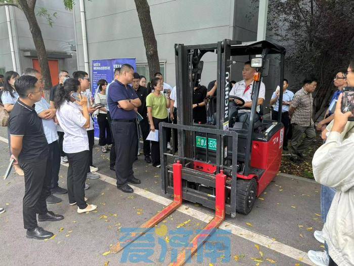 济南市市场监管局召开全市叉车智慧监管现场观摩会