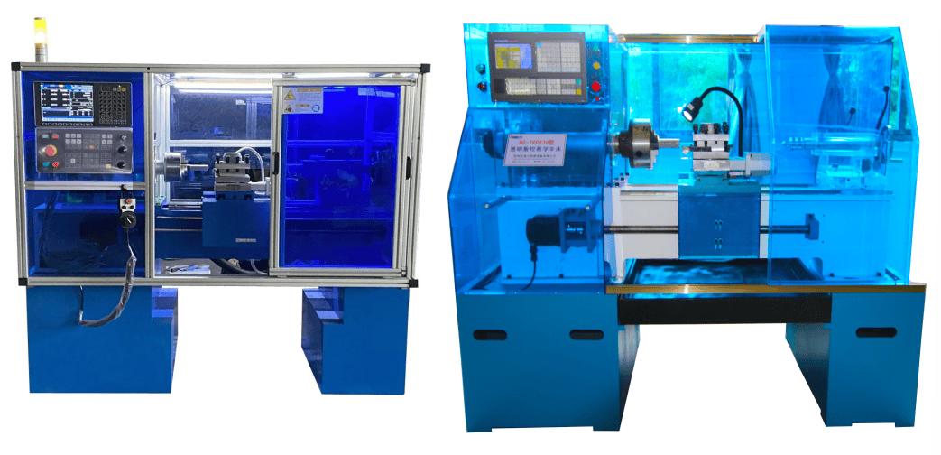 透明数控教学机床凯恩帝系统模拟车床模型